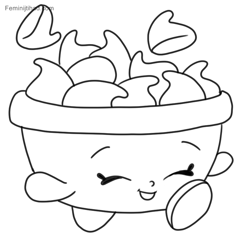 Coloring Pages For Kids Shopkins