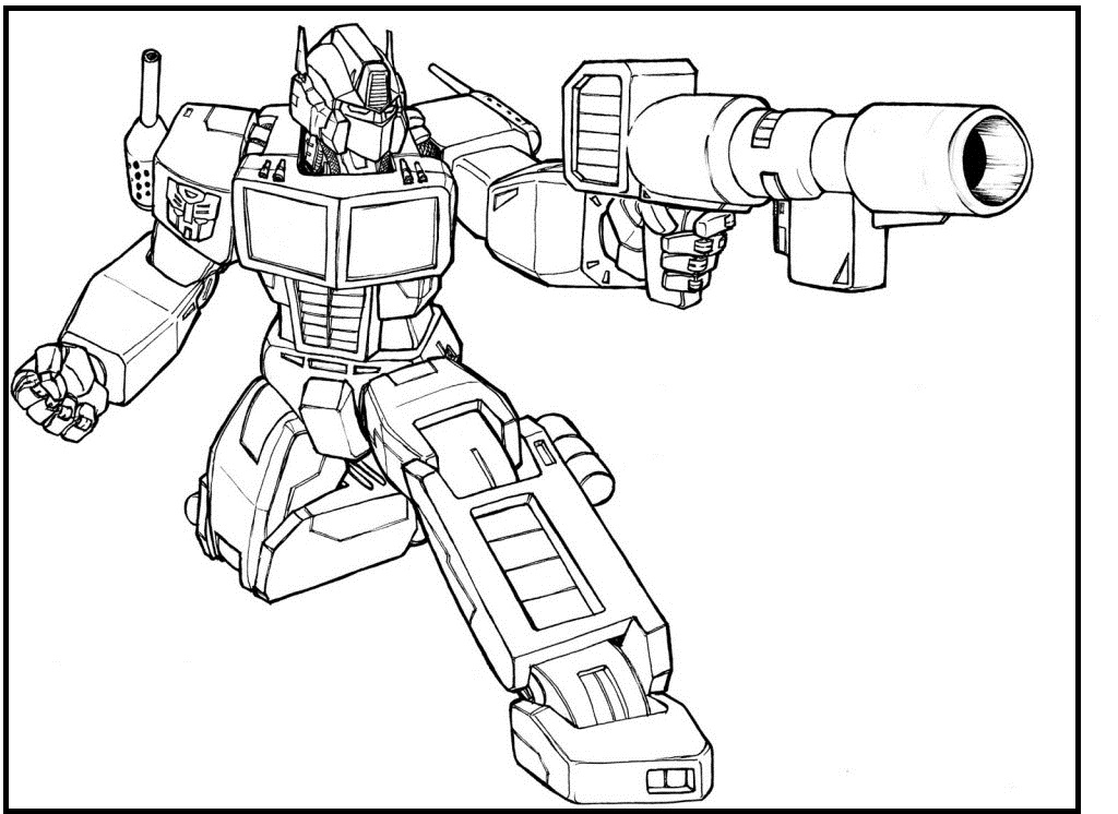Optimus Prime Transformers Coloring Picture For Kids Line Art 1024x746 Optimus Prime Transformers Coloring Picture For Kids Line Art