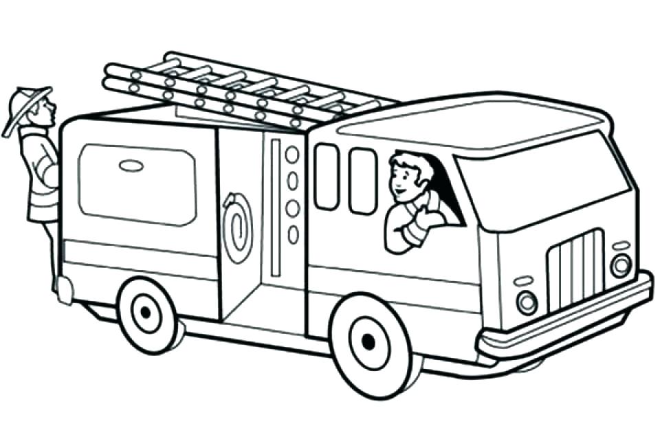 960x652 Firetruck Coloring Page Fire Trucks Coloring Pages Coloring Page