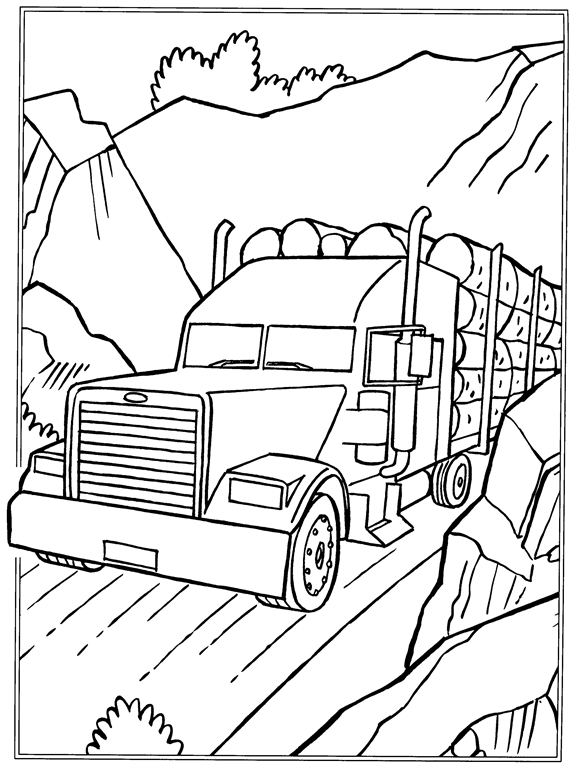 576x768 Kids N 32 Coloring Pages Of Trucks