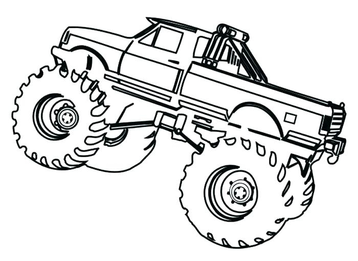 700x510 Monster Jam Coloring Pages Printables Monster Truck Coloring Page