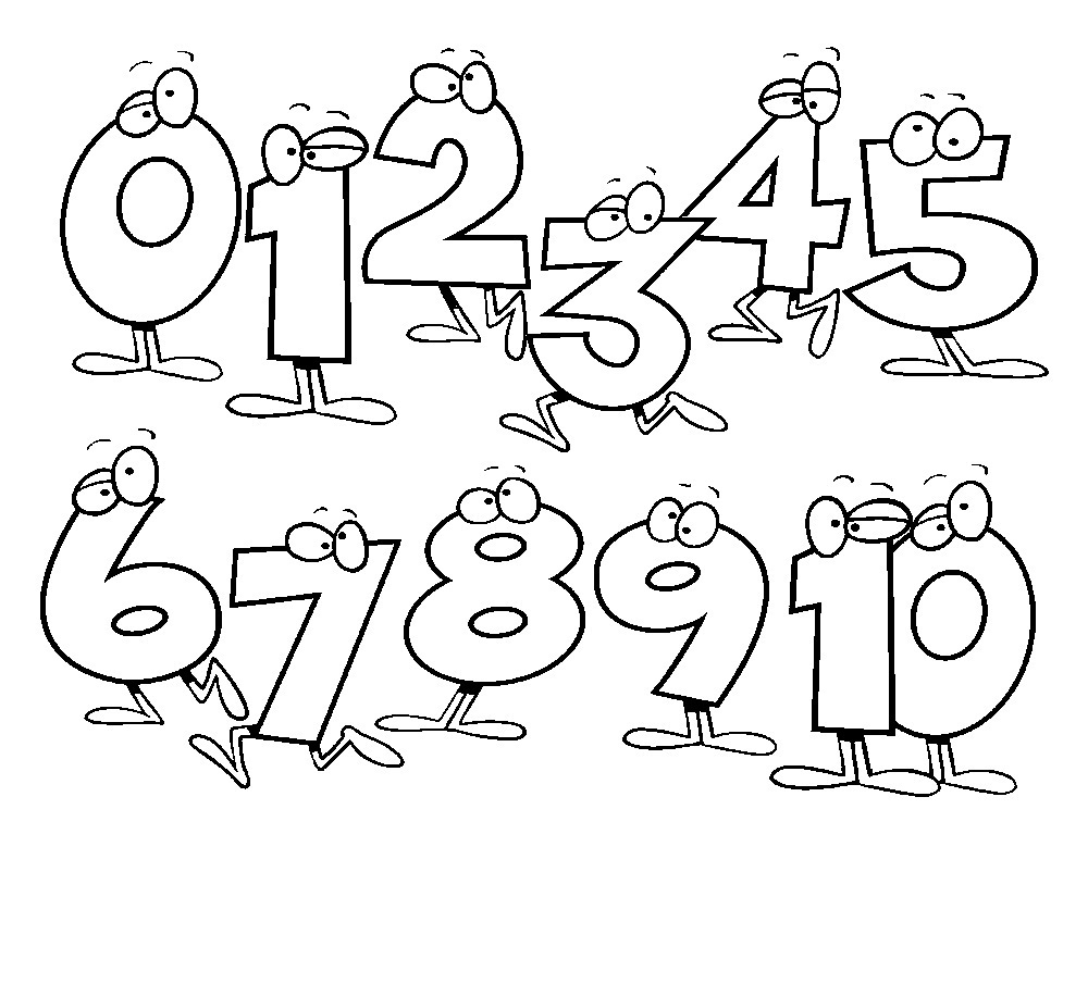 Free Printable Number Coloring Pages For Kids 1000x916 Free Printable Number Coloring Pages For Kids