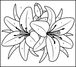 Luxurious And Splendid Numbers Coloring Pages Number 1 10 256x226 Luxurious And Splendid Numbers Coloring Pages Number 1 10