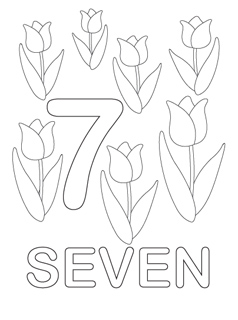 Number Coloring Pages 238x320 Number Coloring Pages