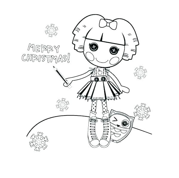 600x598 Lalaloopsy Color Me Doll Markers Kids Coloring Coloring Page