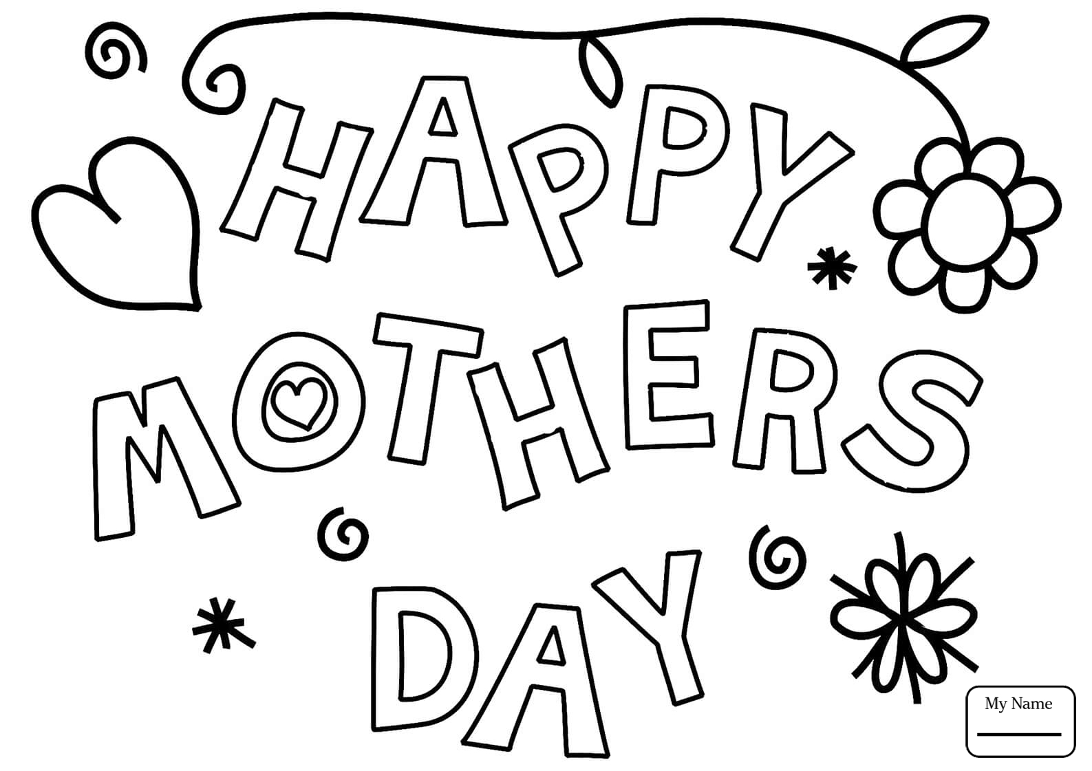 Fresh Coloring Pages Holidays Mothers Day Happy Mother S Day Card 1587x1121 Fresh Coloring Pages Holidays Mothers Day Happy Mother S Day Card