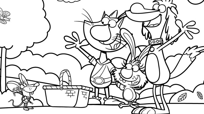 Nature Cat Coloring Pages Wttw Chicago Public Media 700x394 Nature Cat Coloring Pages Wttw Chicago Public Media