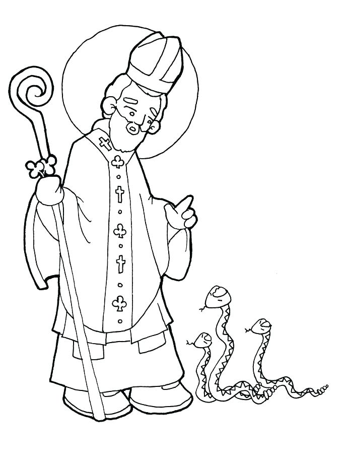 St Patrick Coloring Pages Coloring Pages For St St Coloring Page 683x921 St Patrick Coloring Pages Coloring Pages For St St Coloring Page