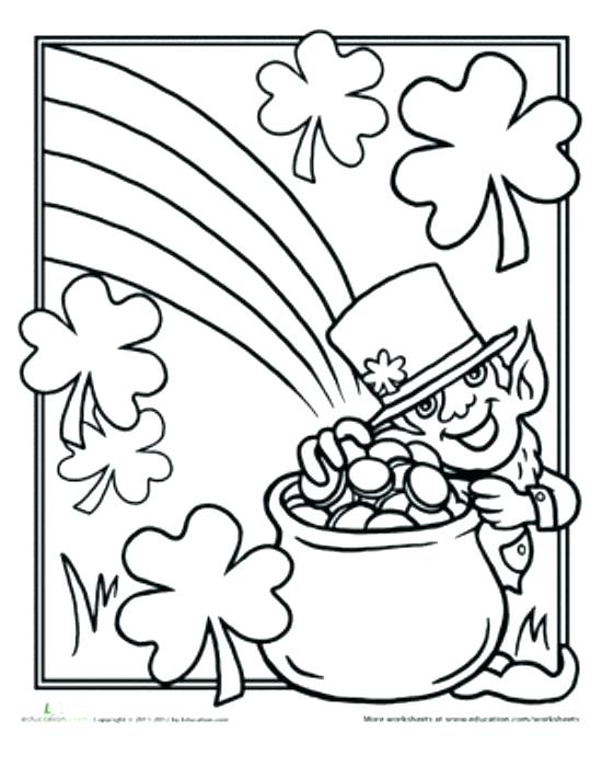 Coloring Pages St Patricks Day 550x710 Coloring Pages St Patricks Day
