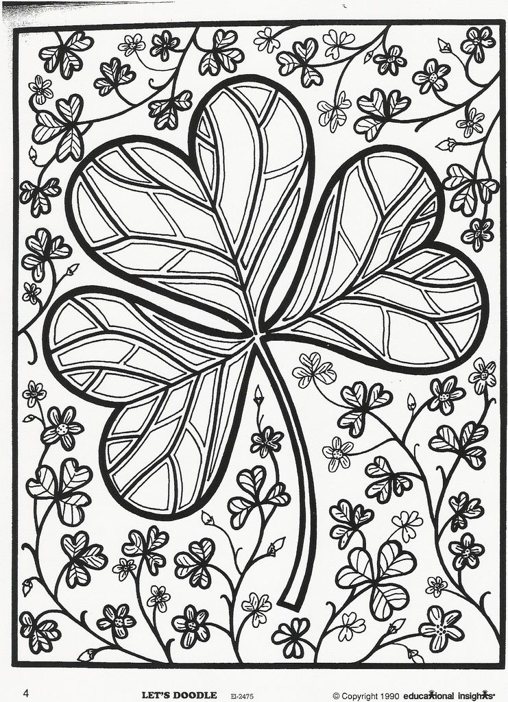 Coloring St Patrick's Day Coloring Pages And Activities Also 741x1024 Coloring St Patrick's Day Coloring Pages And Activities Also