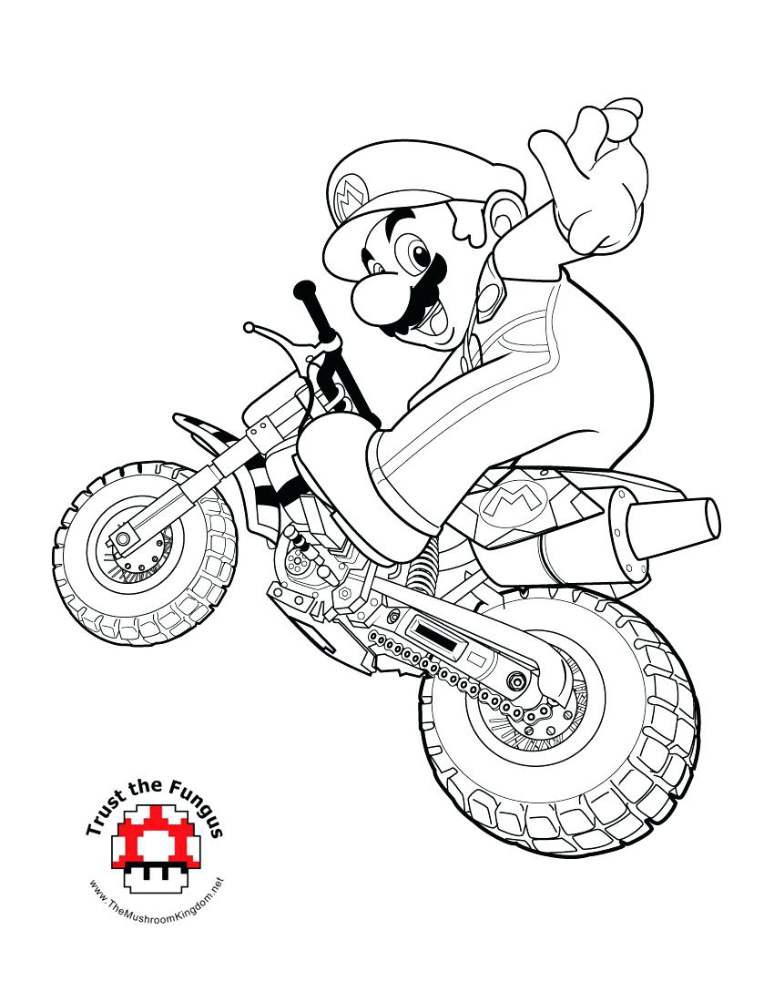 Mario Kart 8 Coloring Pages 850x1100 Mario Kart 8 Coloring Pages