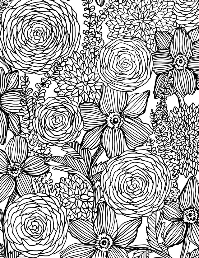Alisaburke Flower Power Coloring Book On Sale And A Free Download 640x829 Alisaburke Flower Power Coloring Book On Sale And A Free Download