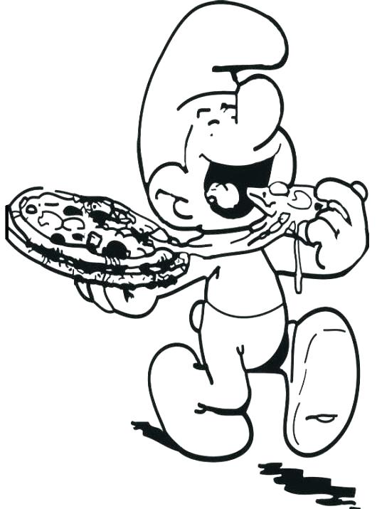 530x715 Coloring Pages Pizza Pizza Coloring Pages For Small Children