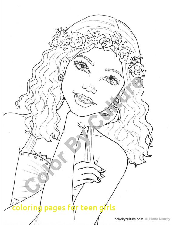 570x738 Teenage Girl Coloring Pages Coloring Pages For Teen Girls