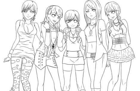 469x304 Teen Bff Coloring Pages For Girls Just Colorings