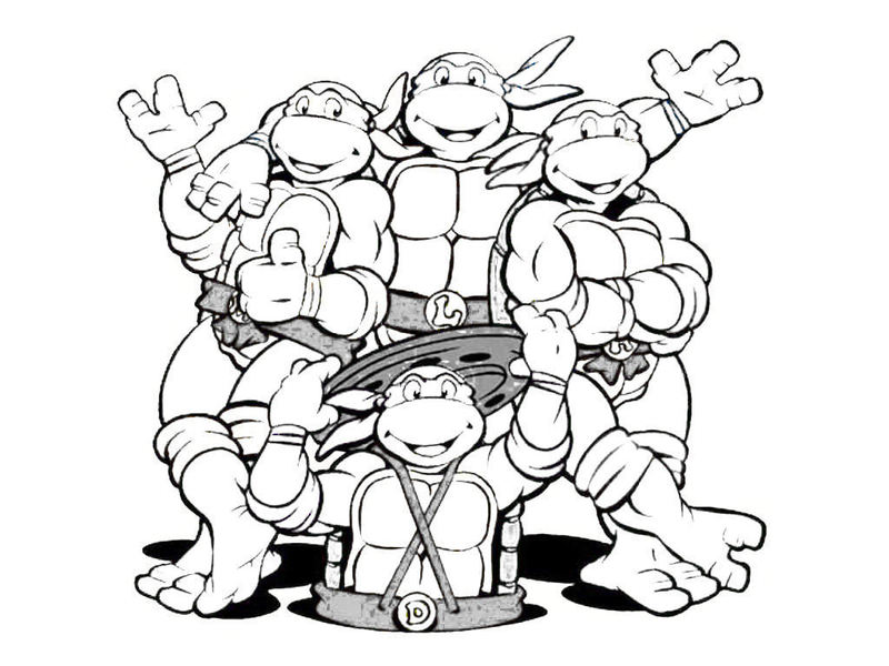 Mutant Ninja Turtles Coloring Pages 800x600 Mutant Ninja Turtles Coloring Pages