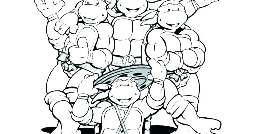 Teenage Mutant Ninja Turtles Color Pages Printable Coloring Pages 860x450 Teenage Mutant Ninja Turtles Color Pages Printable Coloring Pages