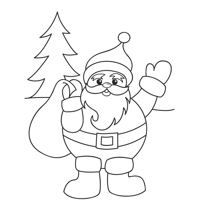 Best Santa Templates Shapes, Crafts Amp Colouring Pages Free 700x775 Best Santa Templates Shapes, Crafts Amp Colouring Pages Free