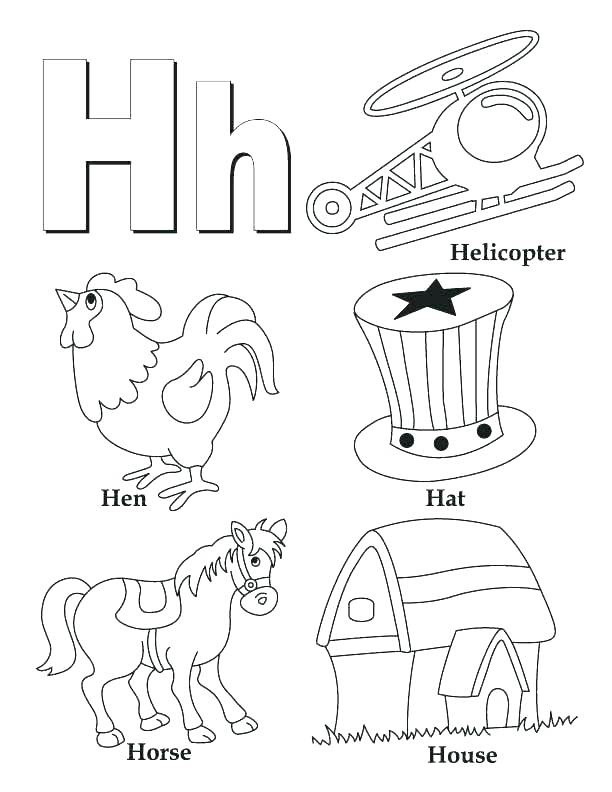 612x792 Abc Coloring Pages For Toddlers Letter O Coloring Page Letter D