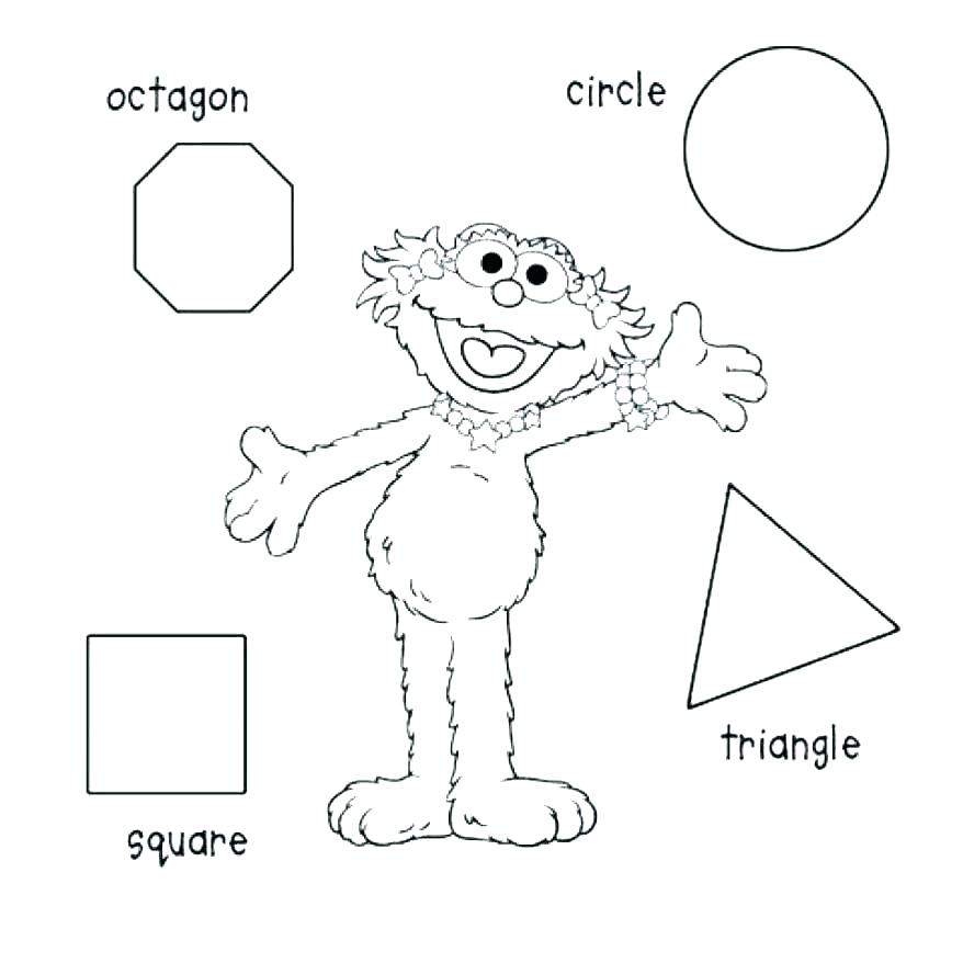 878x878 Coloring Pages Toddlers Shapes Also Coloring Pages