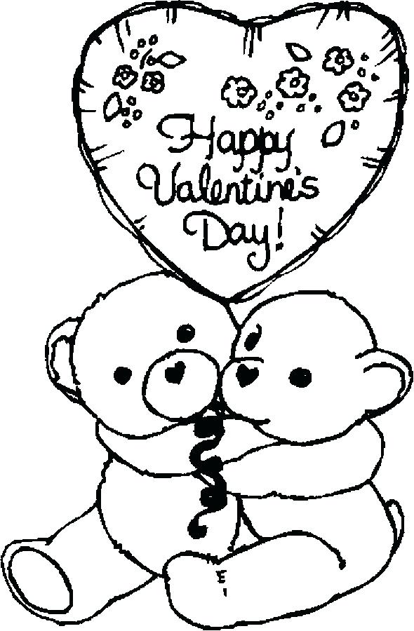 Coloring Pages For Valentines Day 590x900 Coloring Pages For Valentines Day
