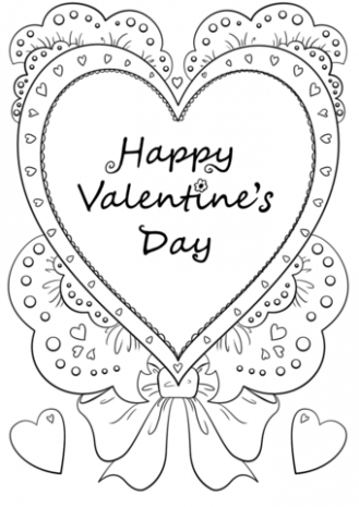 Coloring Pages Valentines Day @ Just Coloring 329x465 Coloring Pages Valentines Day @ Just Coloring