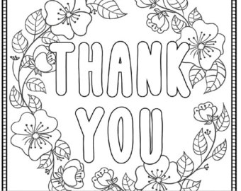 340x270 Thank You Coloring Page Good Thank You Coloring Pages