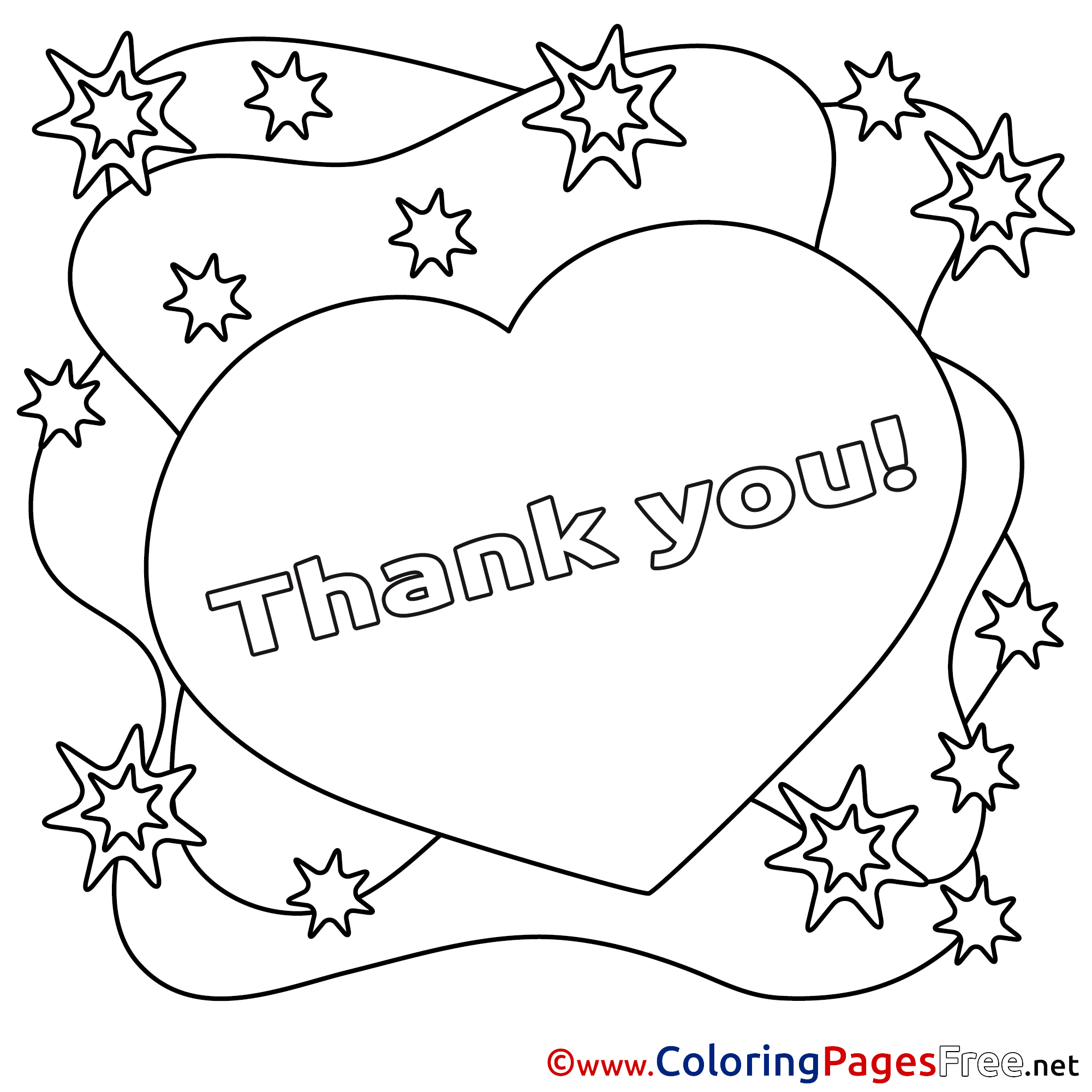 2001x2001 Thank You Coloring Pages Paginone Biz Within