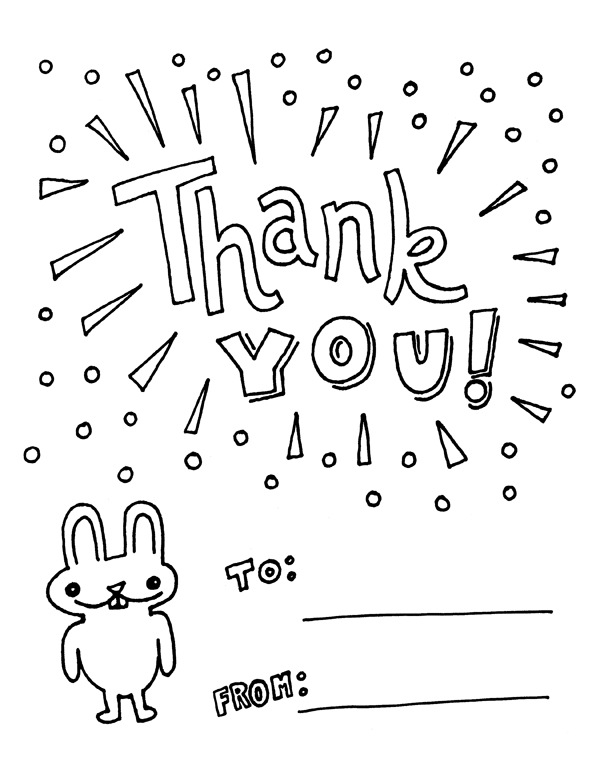 600x776 Thank You Sheets Download Thank You Cards Coloring Pages Chinese