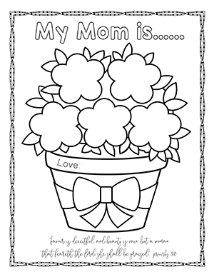 Free Mother's Day Bible Crafts, Activities, Honor Your Mother 300x388 Free Mother's Day Bible Crafts, Activities, Honor Your Mother