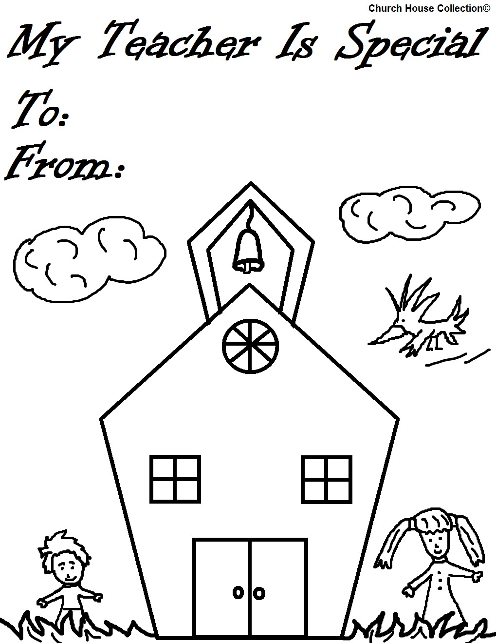 Coloring Pages For Your Teacher