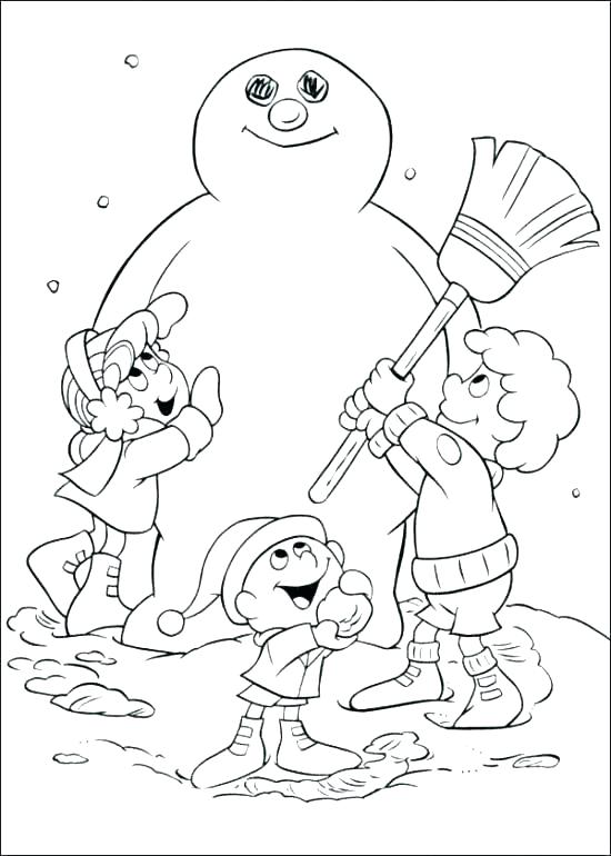 Frosty Snowman Coloring Page Snowman Coloring Page Frosty 550x770 Frosty Snowman Coloring Page Snowman Coloring Page Frosty