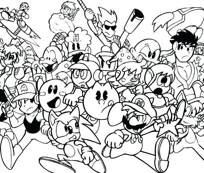 Video Game Coloring Pages Coloring Pages Games Together With Video 678x576 Video Game Coloring Pages Coloring Pages Games Together With Video