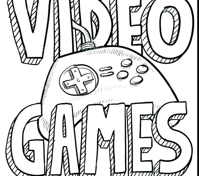 Coloring Pages Video Games 678x600 Coloring Pages Video Games