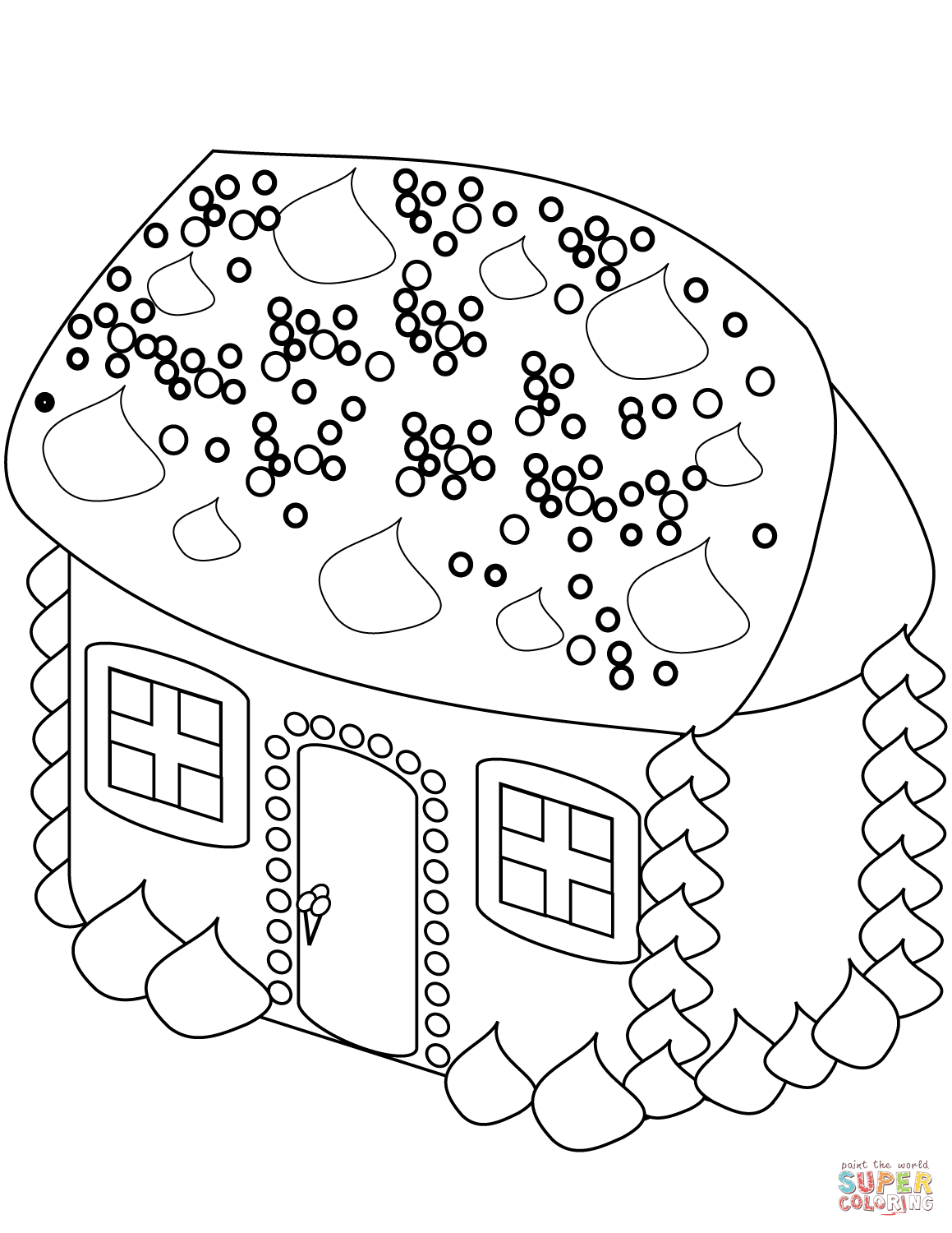 Gingerbread House Coloring Page Free Printable Coloring Pages 1159x1500 Gingerbread House Coloring Page Free Printable Coloring Pages