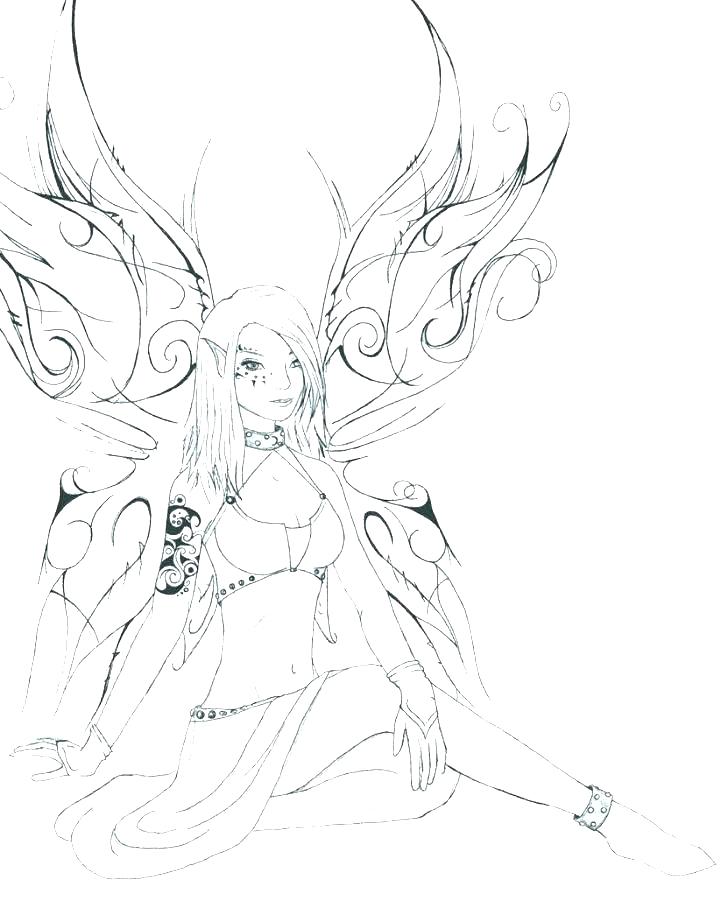 Goth Coloring Pages Gothic Fairy Colouring Pages 728x901 Goth Coloring Pages Gothic Fairy Colouring Pages