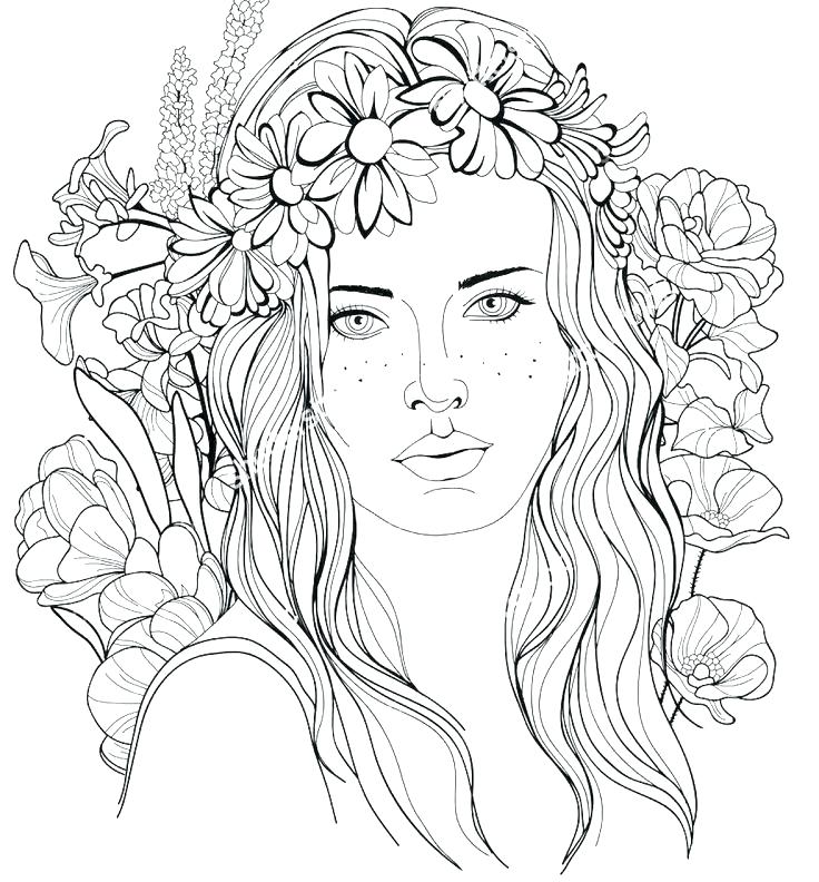 Girl Hair Coloring Pages Best Long Page Beautiful Women Photo 736x792 Girl Hair Coloring Pages Best Long Page Beautiful Women Photo