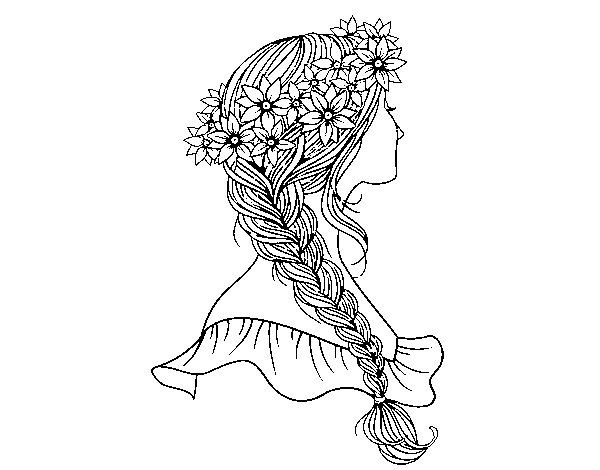 Hairstyle Coloring Pages Hairstyle With Braid Ebestbuyvn.co 600x470 Hairstyle Coloring Pages Hairstyle With Braid Ebestbuyvn.co