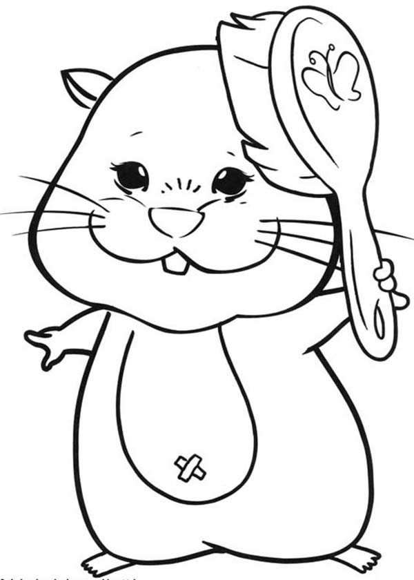 Zhu Zhu Pets Comb His Hair Coloring Pages Batch Coloring 600x840 Zhu Zhu Pets Comb His Hair Coloring Pages Batch Coloring