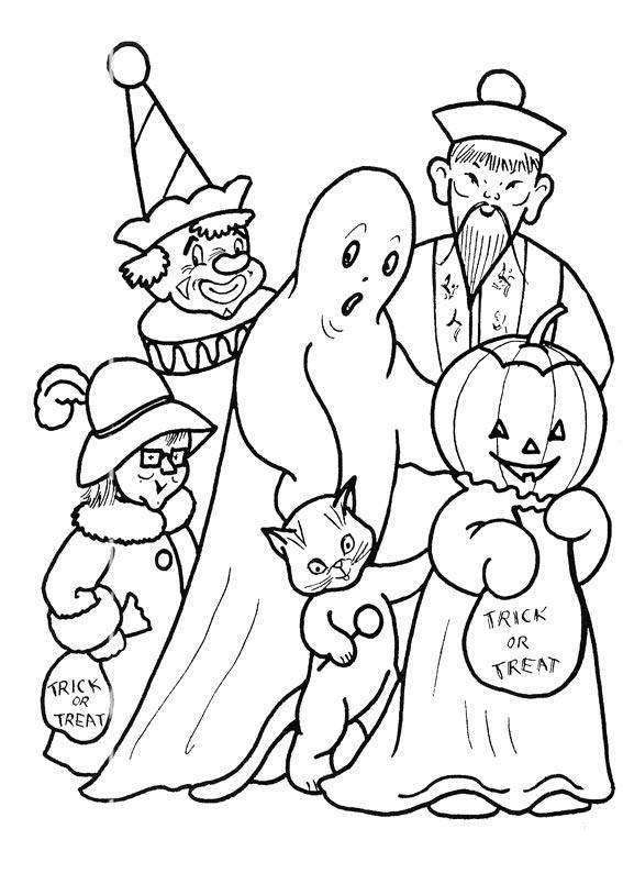 Halloween Costume Coloring Pages Costume Fun Halloween Coloring 567x794 Halloween Costume Coloring Pages Costume Fun Halloween Coloring