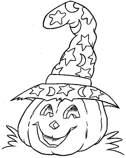 Halloween Coloring Pages For Preschoolers Coloring Pages 500x626 Halloween Coloring Pages For Preschoolers Coloring Pages