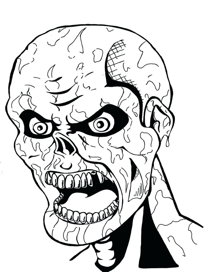 736x946 Halloween Zombie Coloring Pages Zombie Coloring Pages Coloring