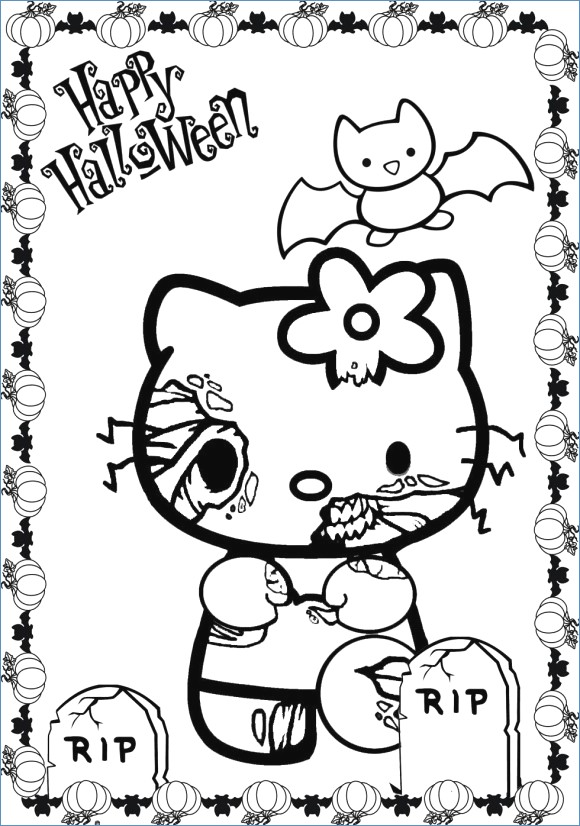 580x826 Really Scary Halloween Coloring Pages