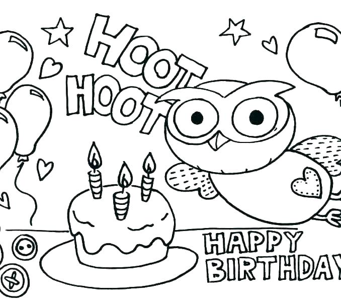Birthday Color Pages Happy Coloring Page For Kids Macgregormalta 678x600 Birthday Color Pages Happy Coloring Page For Kids Macgregormalta