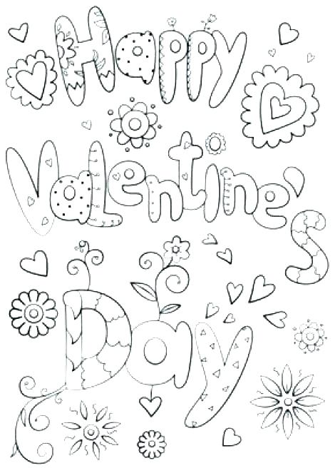 470x663 Valentines Coloring Page