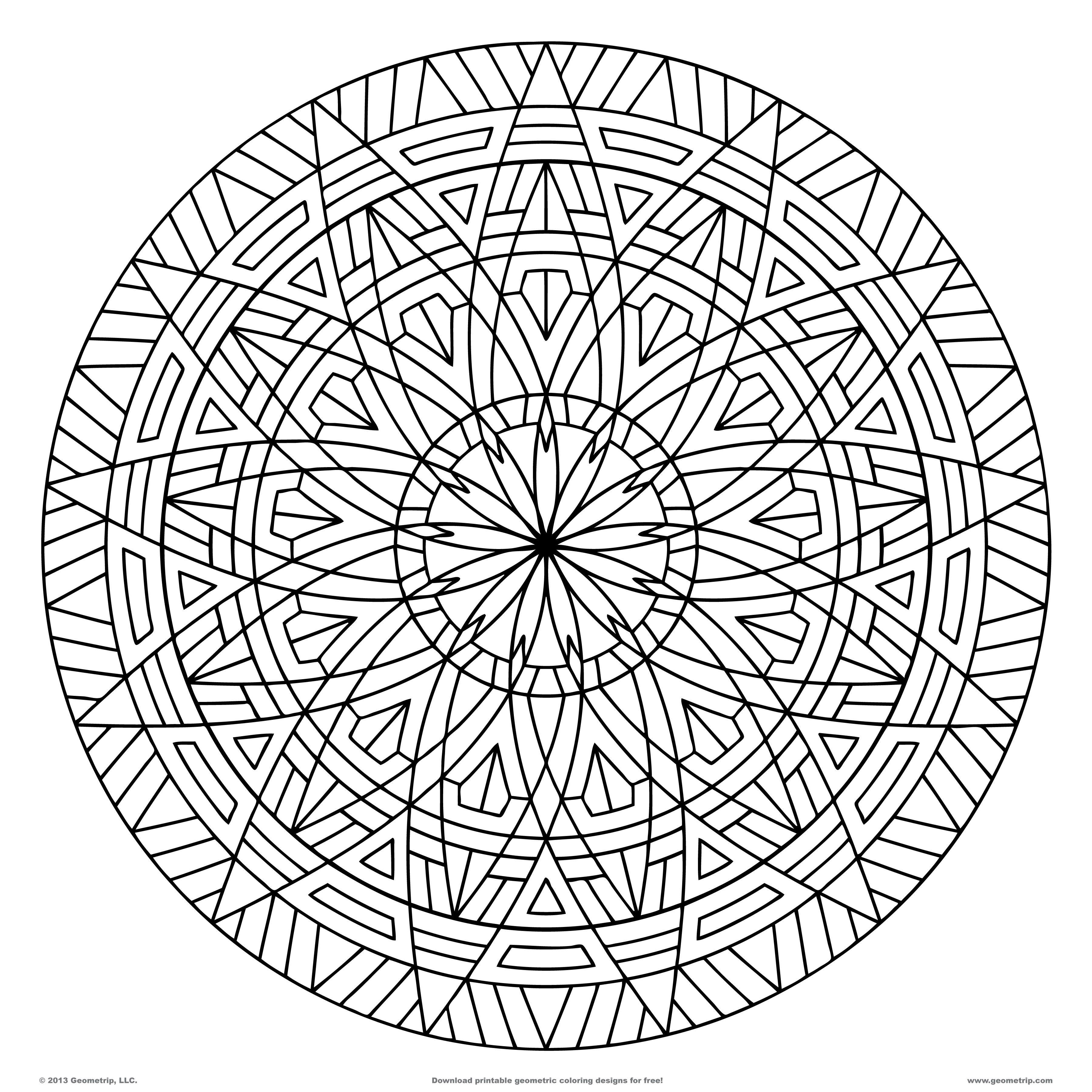 Images Of Printable Hard Geometric Coloring Pages 3600x3600 Images Of Printable Hard Geometric Coloring Pages