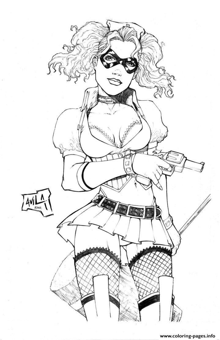 Coloring Pages Harley Quinn