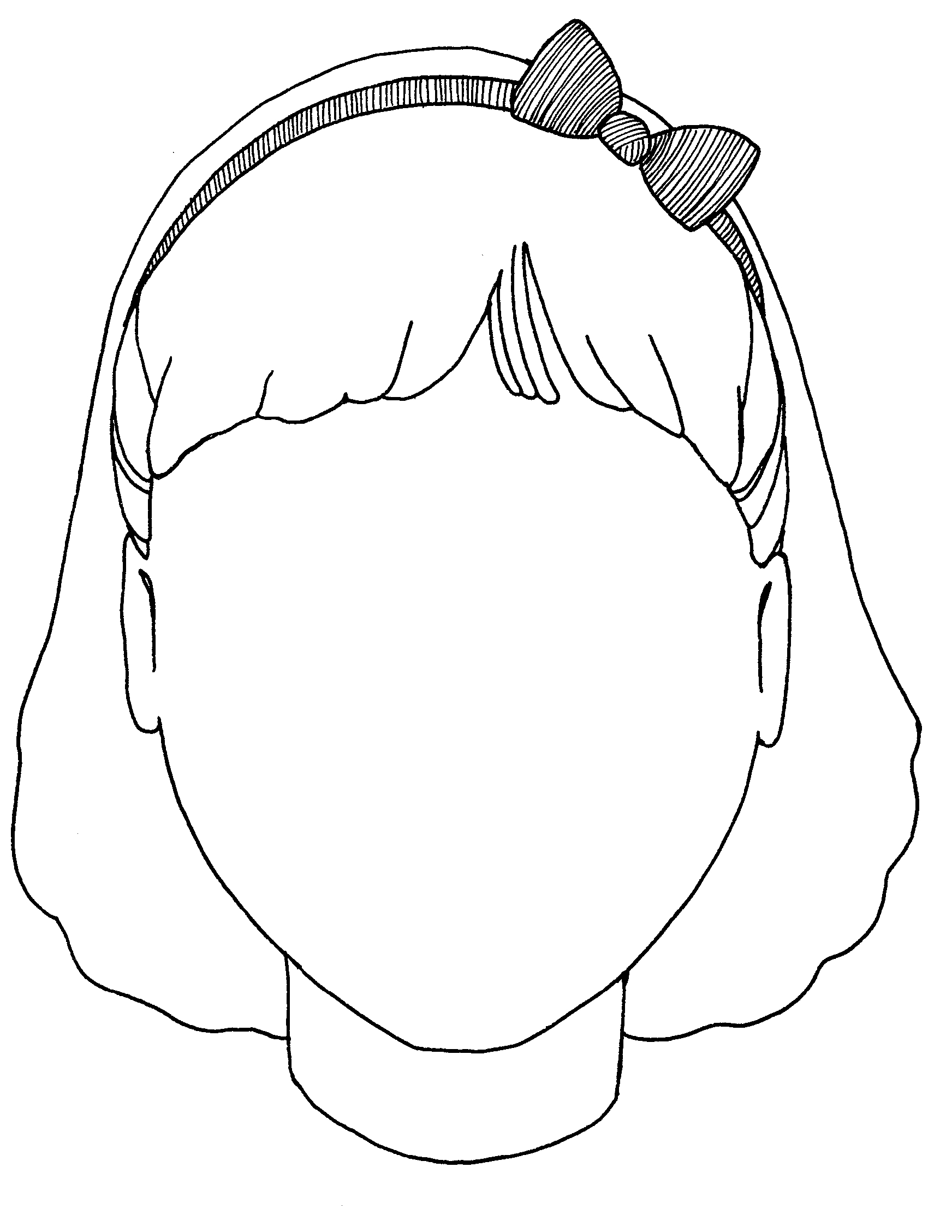 Blank Face Coloring Page 1744x2256 Blank Face Coloring Page