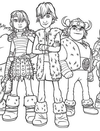 Coloring Pages How To Train Your Dragon at GetColorings.com | Free ...