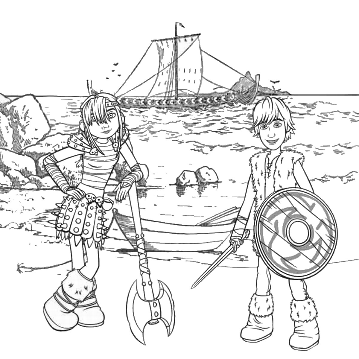 1200x1200 How To Train Your Dragon Coloring Pages